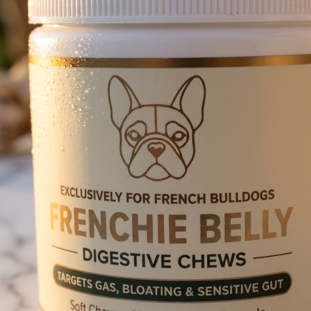 Frenchie Belly jar label detail